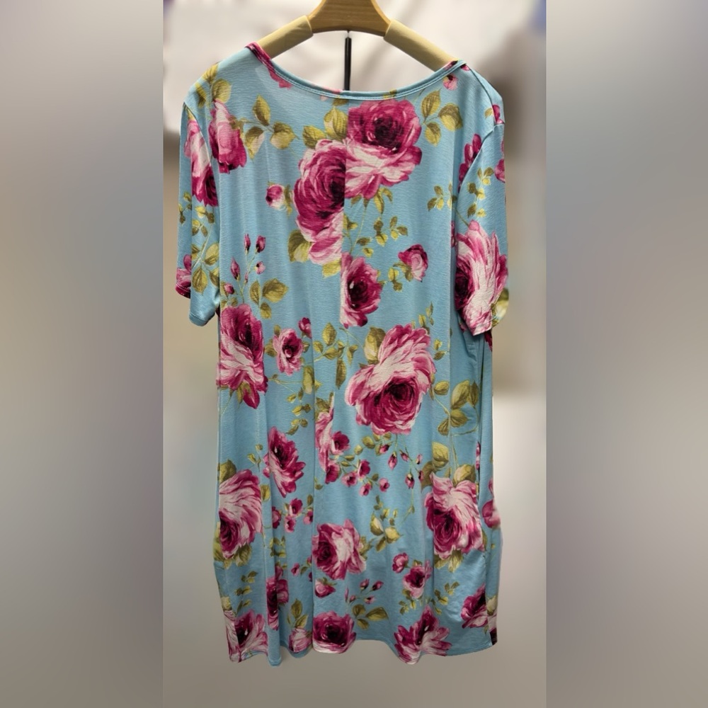 Floral Women's Dress with pockets